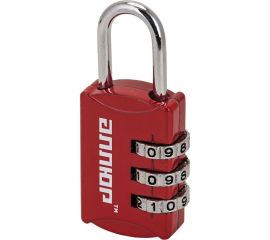 Навесной кодовый замок Аллюр ВС1К-22/3 красный 3452 