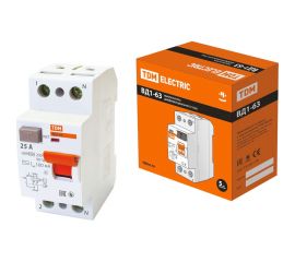 Устройство защитного отключения TDM ВД1-63 2Р 25А 100мА SQ0203-0005 