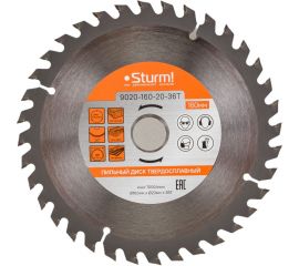 Диск пильный по дереву (160х20 мм; 36T) Sturm 9020-160-20-36T 