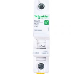 Автоматический выключатель Schneider Electric RESI9 АВ С 40А 1P 6000A R9F12140 