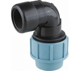 Угольник компрессионный ПНД 25 мм, 1F AV Engineering AVE1022501 