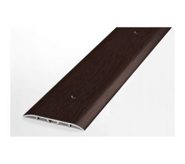 Порог прямой алюминиевый декоративный ЛУКА (60 мм, 1,35 м, дуб венге) УТ000012444 