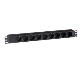 Блок розеток ExeGate ServerPro PDU-19H907 Al-9S-C20, 19, 1U, алюминий, 9Schuko, С20 280853 