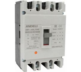Автоматический выключатель ANDELI AM1-250L/3P 200A 35KA ADL06-041 