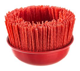 Щетка чашка нейлоновая (100 мм; М14х2 мм) SKRAB 35474 