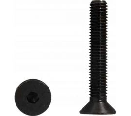 Винт Море-Метизов DIN 7991 класс прочности 10.9, оксид, M6x80 мм, 50 шт. VINT799168050M 