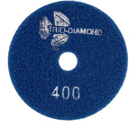 Алмазный гибкий шлифовальный круг Черепашка NEW LINE 100 мм, № 400, сухая шлифовка TRIO-DIAMOND 339040 