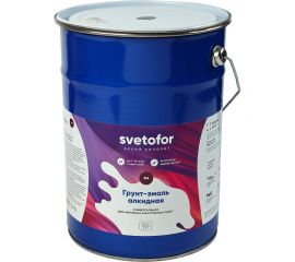 Грунт-эмаль Светофор D4 красный 6кг ЗОР00009736 