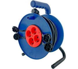 Силовой удлинитель на катушке Glanzen 4 гнезда ПВС 3x1,5 IP44 арт. EB-30-020 00-00006734 