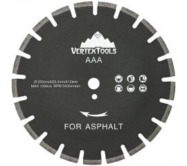 Диск алмазный по асфальту 350 мм vertextools 05-4541 