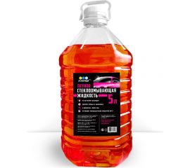 Омыватель стекол мухомойка Атлантида 5л аромат "бабл гам" (красный) SLDBU001-5000 