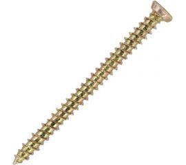 Шуруп по бетону Daxmer 7,5x132, 100 шт., желт. цинк, пакет 305181 