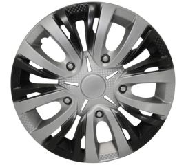 Колпак колеса REDMARK Лион R14, микс, черный, пружина, 2 шт. RM11410 