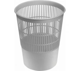 Корзина для бумаг BRAUBERG сетчатая, 14 литров, серая 237004 