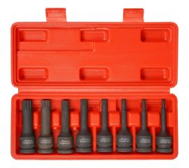 Набор головок ударных внешний SPLINE 8 шт, M5-M6-M8-M10-M12-M14-M16-M18, 78 мм, 1/2"" Airline ATAS051 