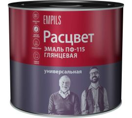Эмаль Расцвет ПФ-115 синяя, 1.9 кг 9780 