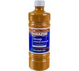 Универсальный колер KRAFOR № 4 БЕЖЕВЫЙ 450 мл 47879 