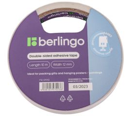 Двусторонняя клейкая лента Berlingo 12 мм х 10 м FSn_121012 