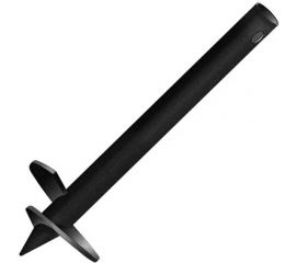 Винтовая свая Русская Свая d89x3 мм, h 2000 мм, антикоррозийное покрытие, цвет черный SV-89-2000 