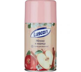Баллон сменный для автоосвежителя Luscan 250 мл Яблоко и корица, сухое распыление 1564003 