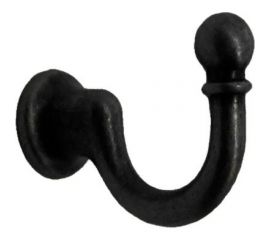 Мебельный крючок Brante BR 150 BK чёрный 605483 
