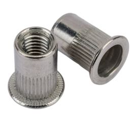 Нержавеющая резьбовая заклепка KREPFIELD M8x16 мм, ART 1025, А2, 100 шт. 1025ГАЙКАЗАКЛЕПКАМ8Х16-100 