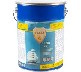 Яхтный лак VERES алкидно-уретановый, матовый, 5 л 219815 
