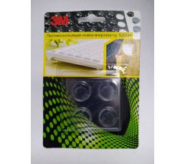 Амортизатор полусфера, прозрачный 3M SJ5344 4,0 мм х 19,0 мм, 4 шт./лист 5344 SJ 