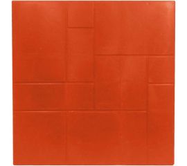 Плитка ООО ТК "Титан" 500x500x35 мм Булыжник кирпич 505035БуКЭ 