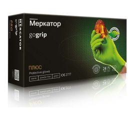 Профессиональные нитриловые перчатки gogrip, зеленые, размер L, 25 пар RP30029004_0001 