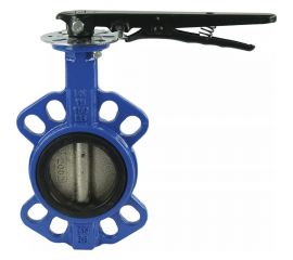 Дисковый поворотный затвор DN.ru GGG50-GGG40-EPDM Ду80 Ру16 с рукояткой D050-08307 