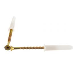 Набор белый дюбель VIPкрепеж 30 шт. 31568 VIP 