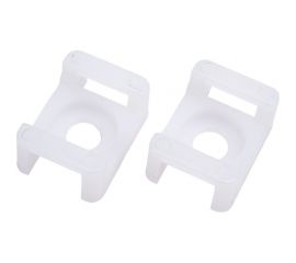 Монтажная площадка под винт IEK ПМ 22х16х6 мм, белая, 100 шт. UHP33-22-16-6-100-K01 