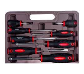 Набор отверток FORCEKRAFT магнитные, Profi, 8пр, в кейсе 27162 FK-7008A 