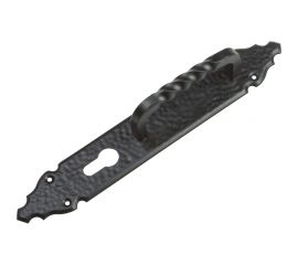 Ручка-скоба для врезного замка Amig черная 105-280х45 