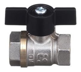 Шаровой кран БАЗ 11Б27п1 Ду20 А30/1 вр/вр бабочка никель PN40 БАЗ.А30.1.20.40.Н 