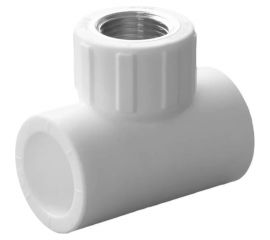 Комбинированный тройник ПОЛИТЭК с внутренней резьбой 32 мм 1/2 9500003212к 