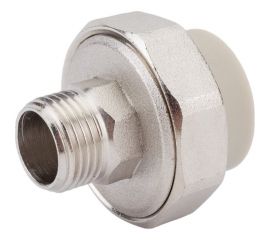 Комбинированная муфта VRT разъемная, наружная, 25х1/2"", EVER plast, серый 540013 