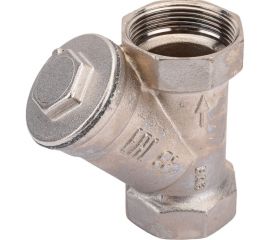 Сетчатый фильтр БАЗ никелированный Ду40 А50 угловой БАЗ.Ф.А50.40.Н 