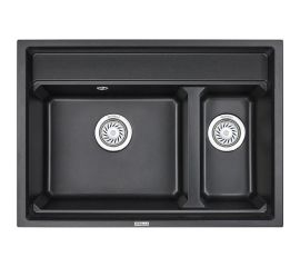 Кухонная мойка GRANULA KS-7302 ЧЕРНЫЙ 