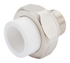 Комбинированная муфта TEBO TR-TB разъемная, наружная резьба, 25x3,4 015020905 