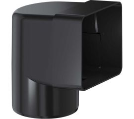 Угловой отвод Fachmann 90 градусов, черный, для парапетных воронок 01.070 