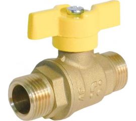 Шаровой кран БАЗ 11Б27п Ду20 А12/1 газ нр/нр бабочка PN40 БАЗ.А12.1.20.40 