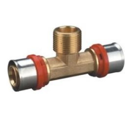 Тройник Rvc пресс 16x1/2ш х 16 02689 