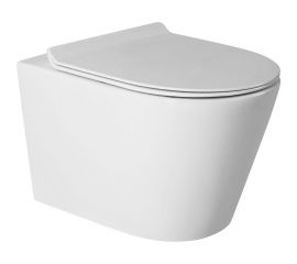 Унитаз подвесной безободковый с сиденьем с микролифтом BOND F03-10 