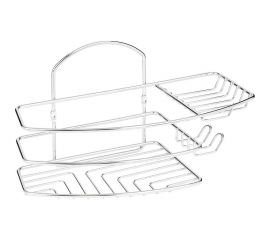 Прямоугольная полка ЧМЗ 29.7x13.4x16 см, хром 501-001-03 