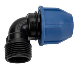 ПНД Отвод Rvc наружная резьба 25x1 UNIO/ 12573 