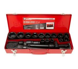 Набор инструментов FORCEKRAFT ударные, 21пр, 3/4"", в метал. кейсе 28167 FK-6212-5MPB 