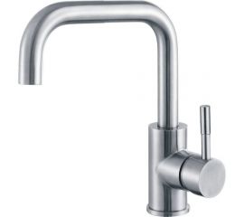 Смеситель для кухни мойки Haiba поворотный с высоким изливом, нержавеющая сталь HB72304-4 