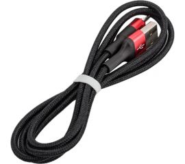 Кабель USB 2.0 Hoco X26, AM/microBM, черно-красный, 1м 6957531080220 